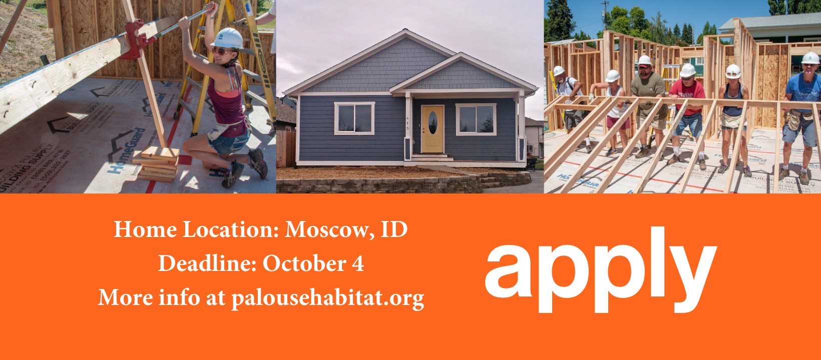 Apply by October 4, 2021 for consideration for the 2022 PHFH Home Build.