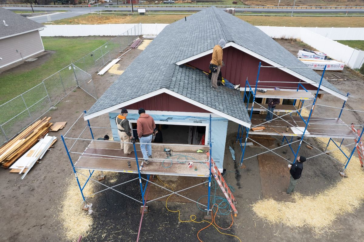 Roof Top View of the Hansen Home