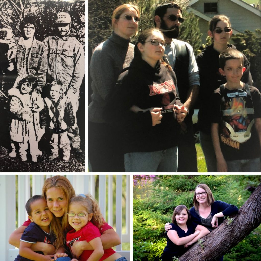 A collage of past PHFH homeowners.