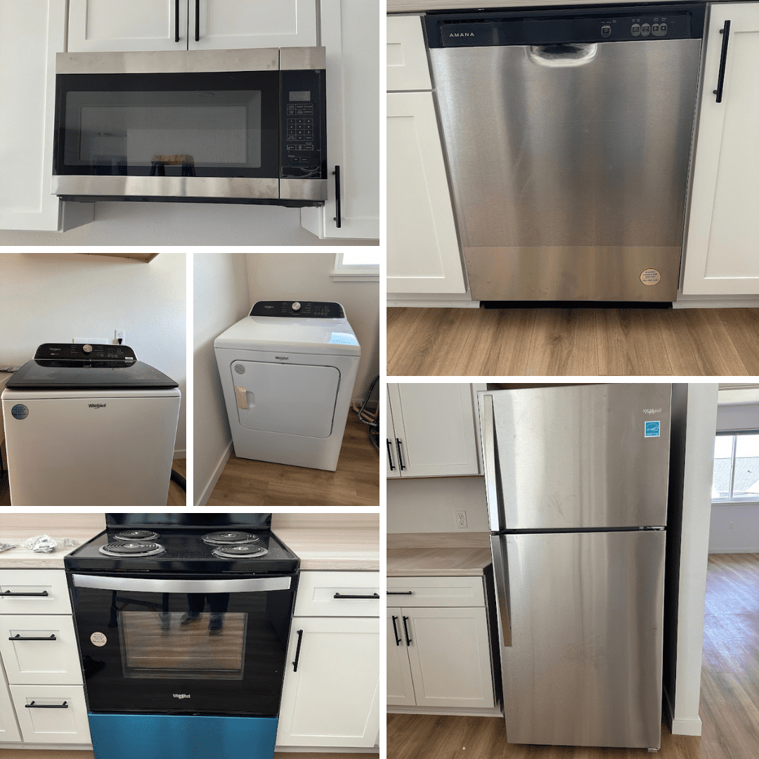 Appliances collage