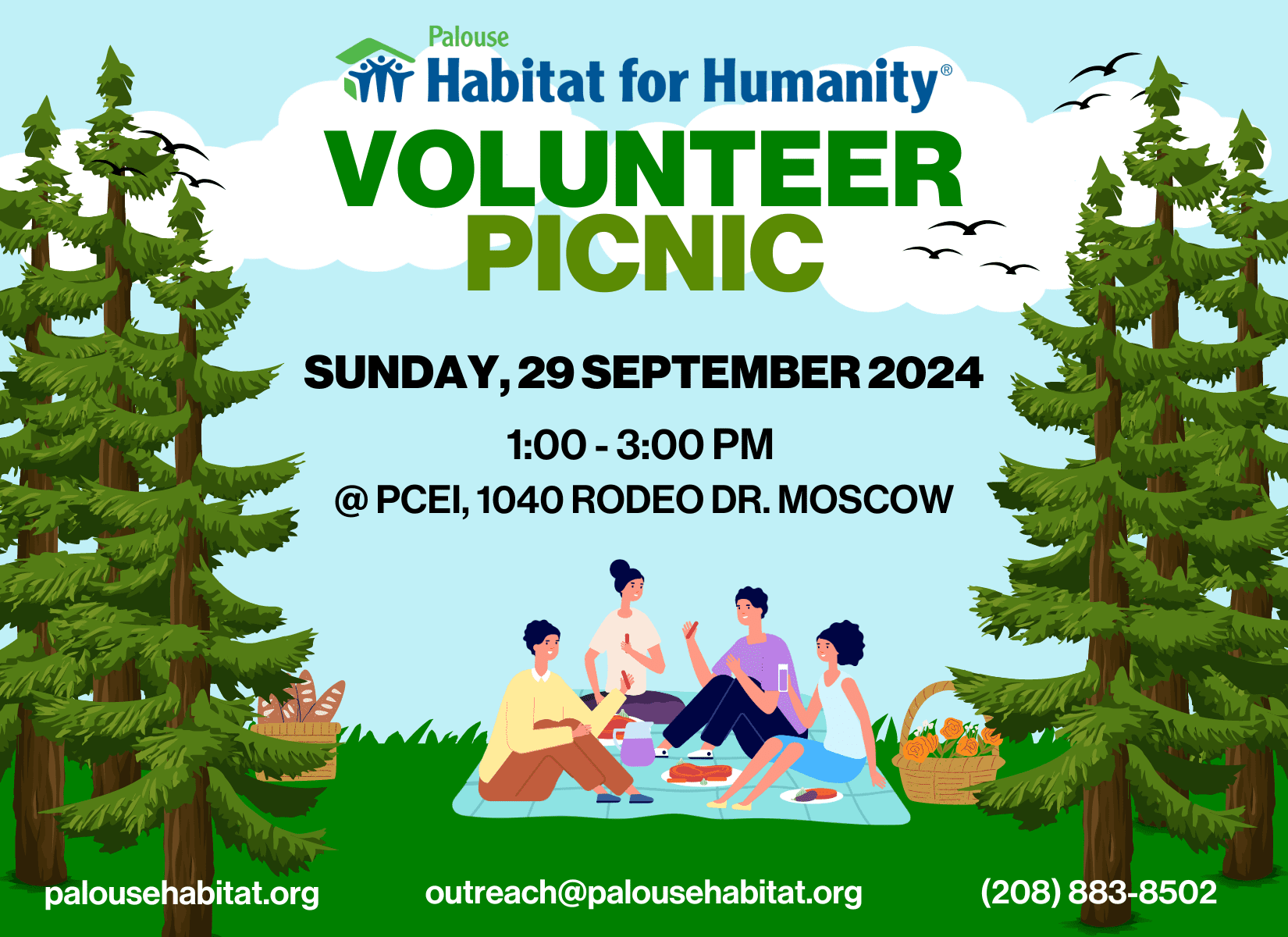 2024 volunteer picnic graphic