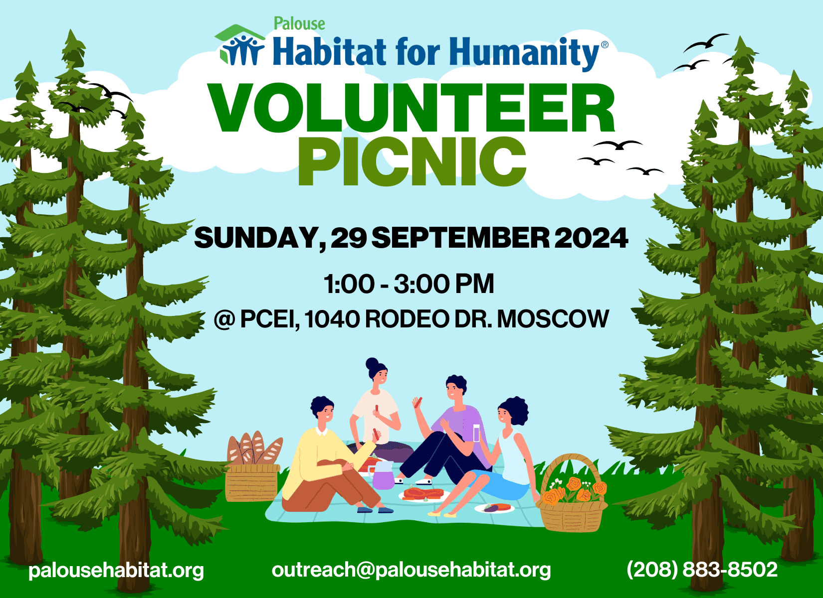 volunteer picnic 2024 graphic