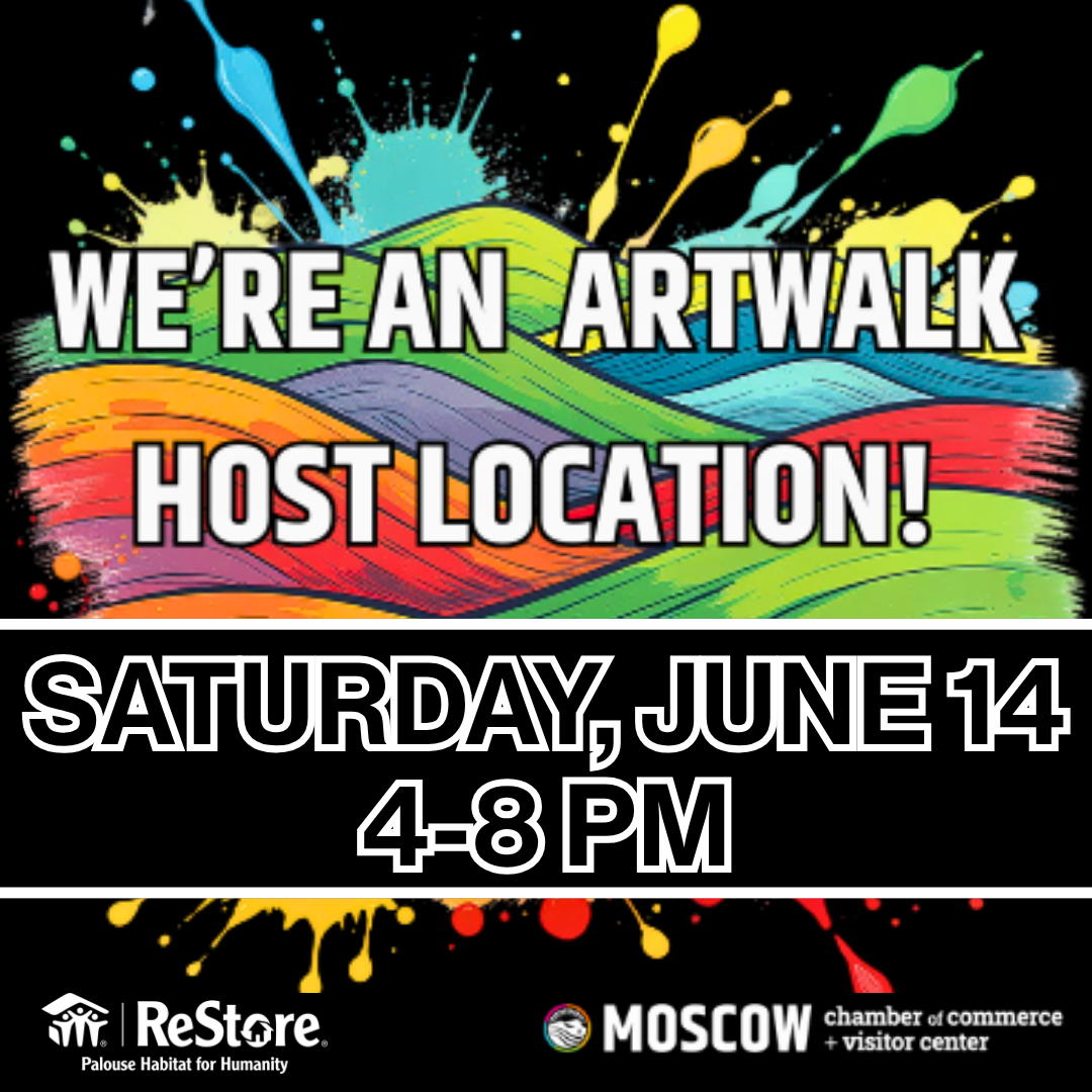 Moscow Artwalk season finale ReStore June 14 event