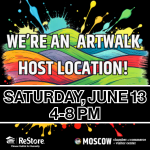 Moscow Artwalk season finale ReStore June 13 event